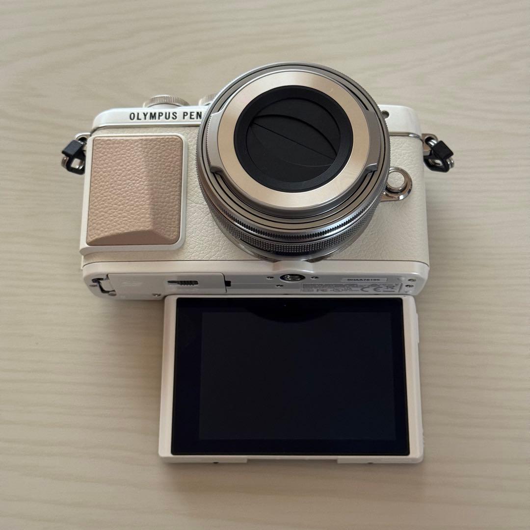 OLYMPUS PEN Lite E-PL7 ホワイト ミラーレス一眼 カメラ