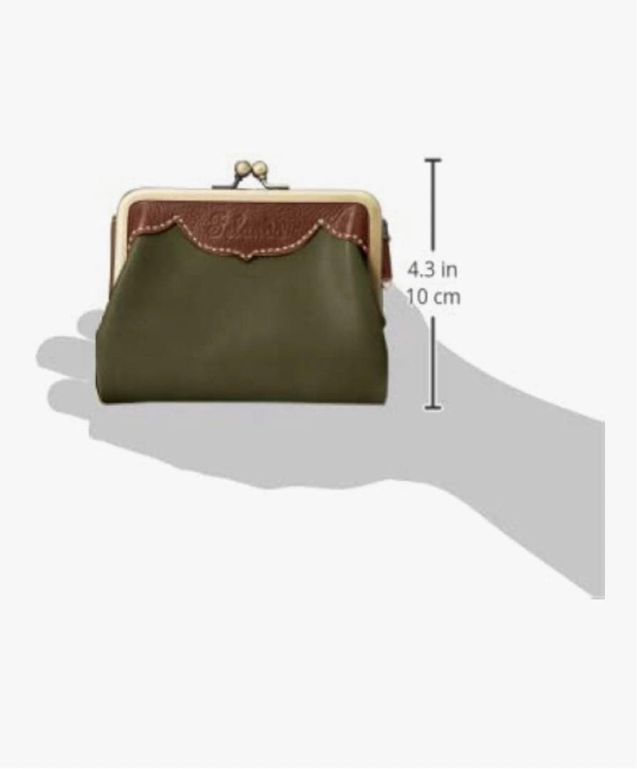 ナダヤ Felando 本革がま口財布 ダコタ