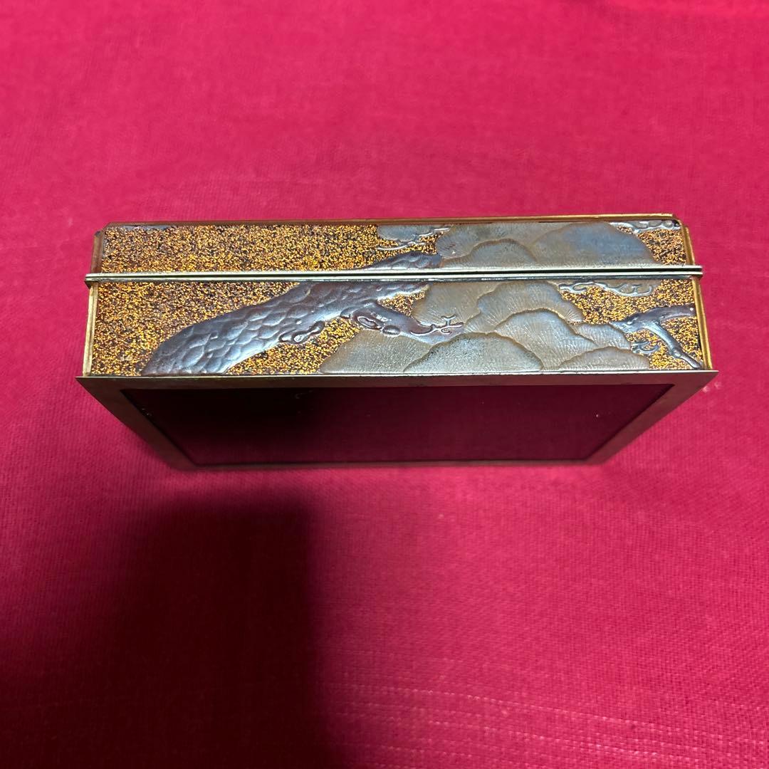 鶴と松　小物入れ