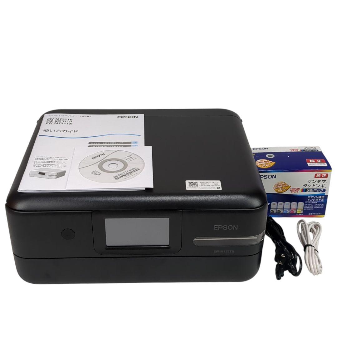 極美品 EPSON EW-M757TB エコタンクプリンター タケトンボ