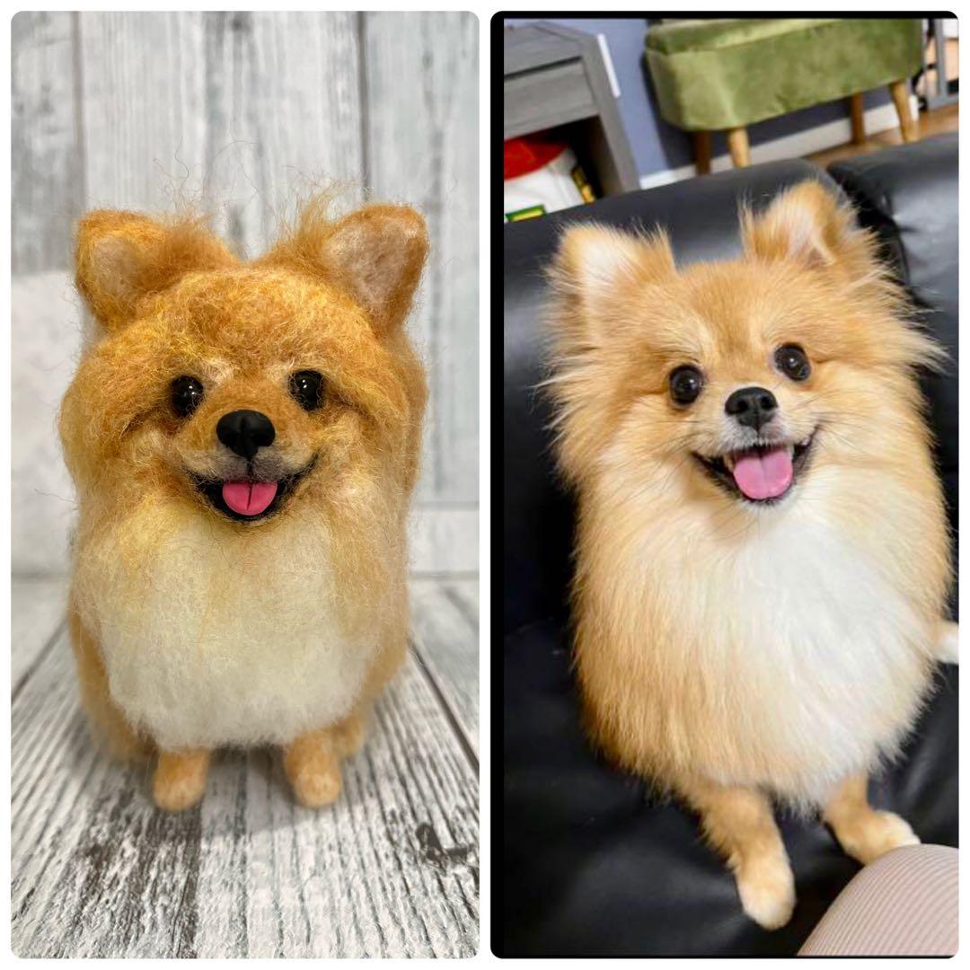手のひらペット　うちの子　ペット　羊毛フェルト　マスコット　プレゼント