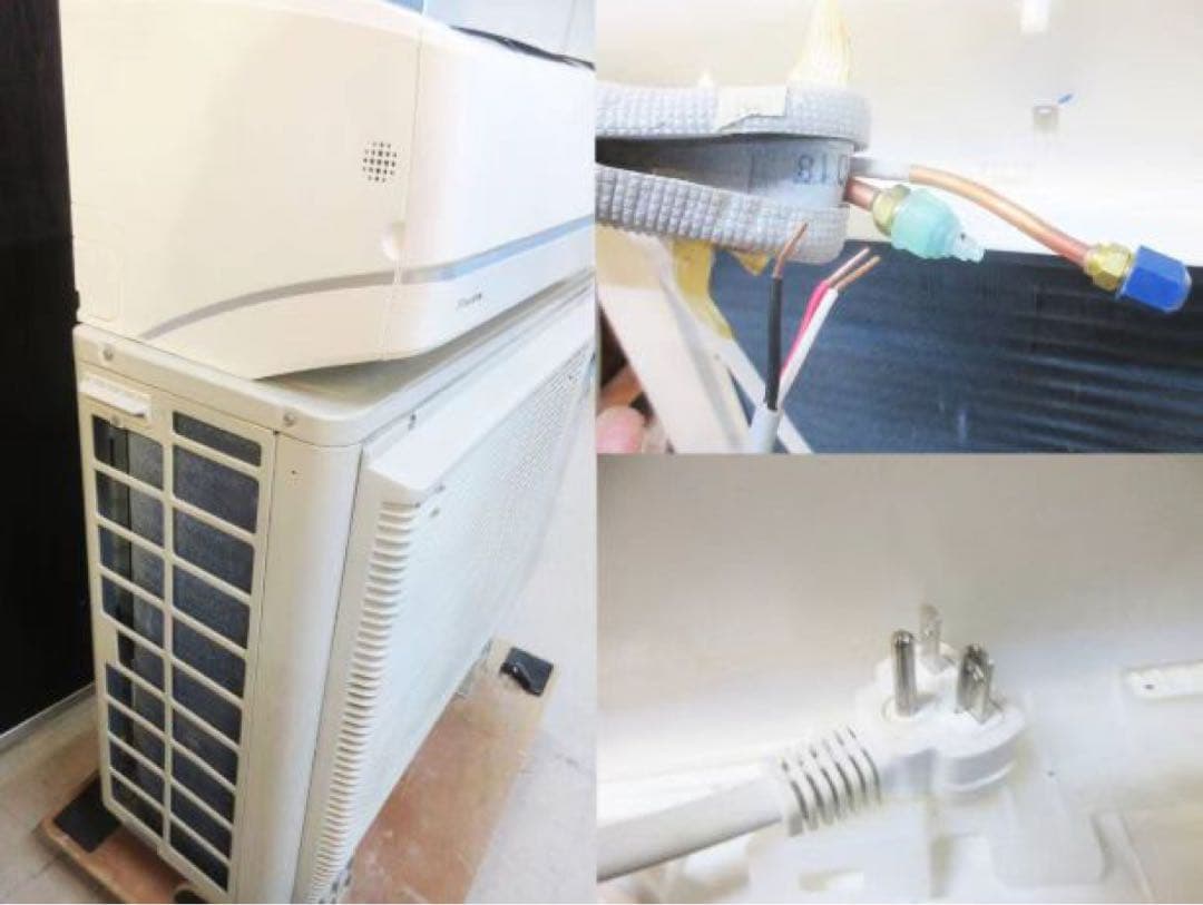 DAIKINエアコンF63WTRXP-W20畳用200V 2018年製 ジャンク