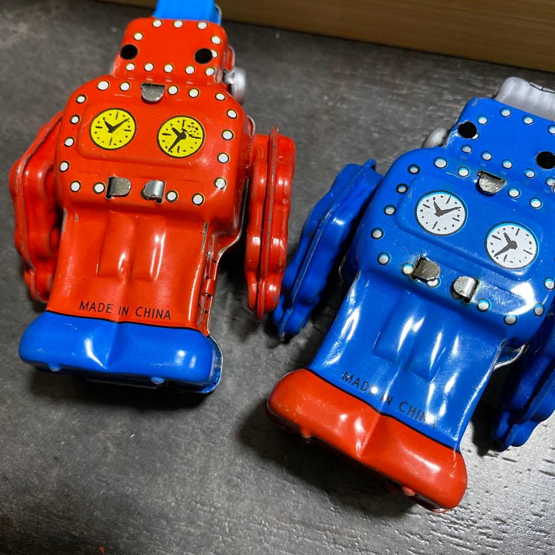 美品　三幸製作所　ブリキ　ゼンマイ　 日本製　ロボット　TINOY ROBO