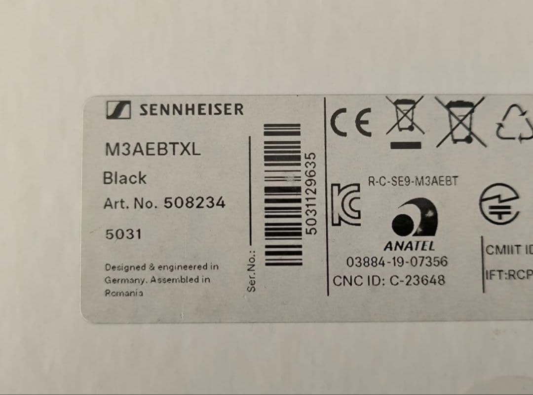 SENNHEISER MOMENTUM Wireles【M3AEBTXL】