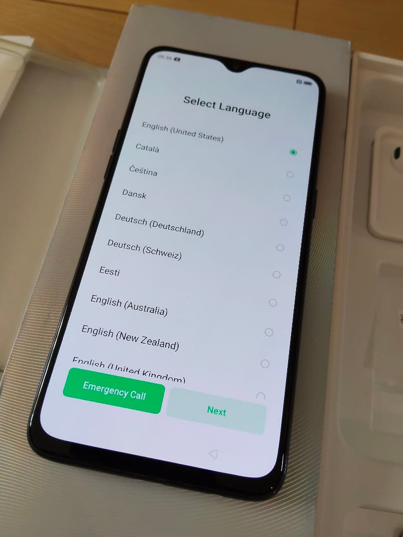 美品 OPPO Reno A SIMフリー シムフリー オッポ ブラック 黒