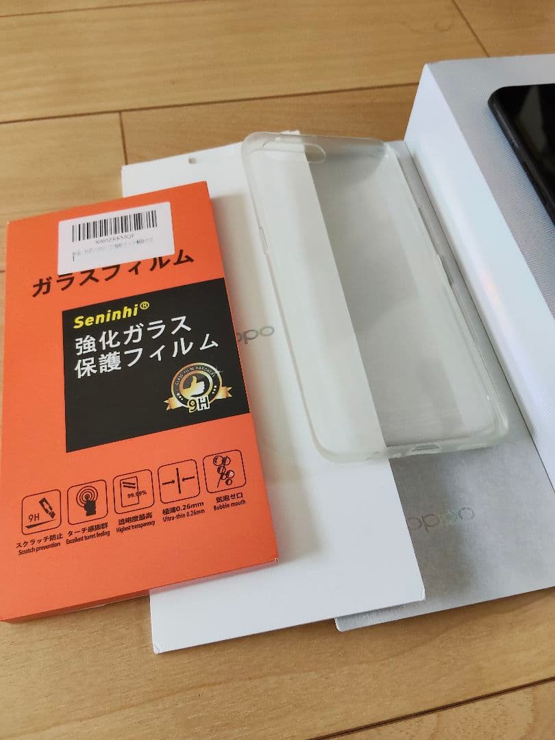 美品 OPPO Reno A SIMフリー シムフリー オッポ ブラック 黒