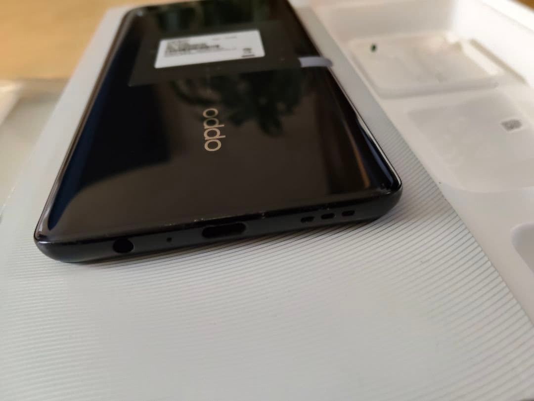 美品 OPPO Reno A SIMフリー シムフリー オッポ ブラック 黒