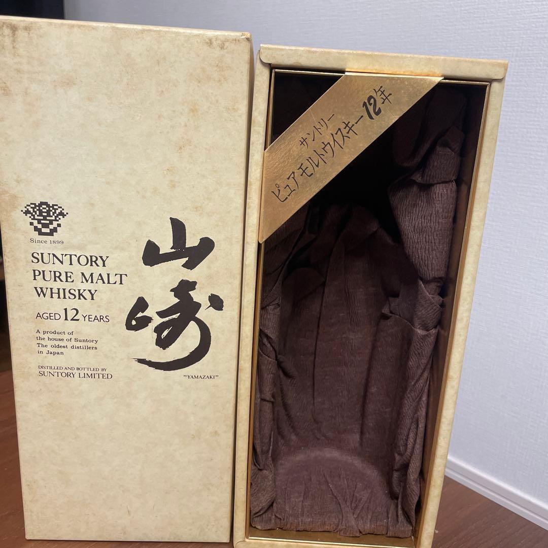 サントリーピュアモルトウイスキー　山崎12年　750ml 箱付き　未開封