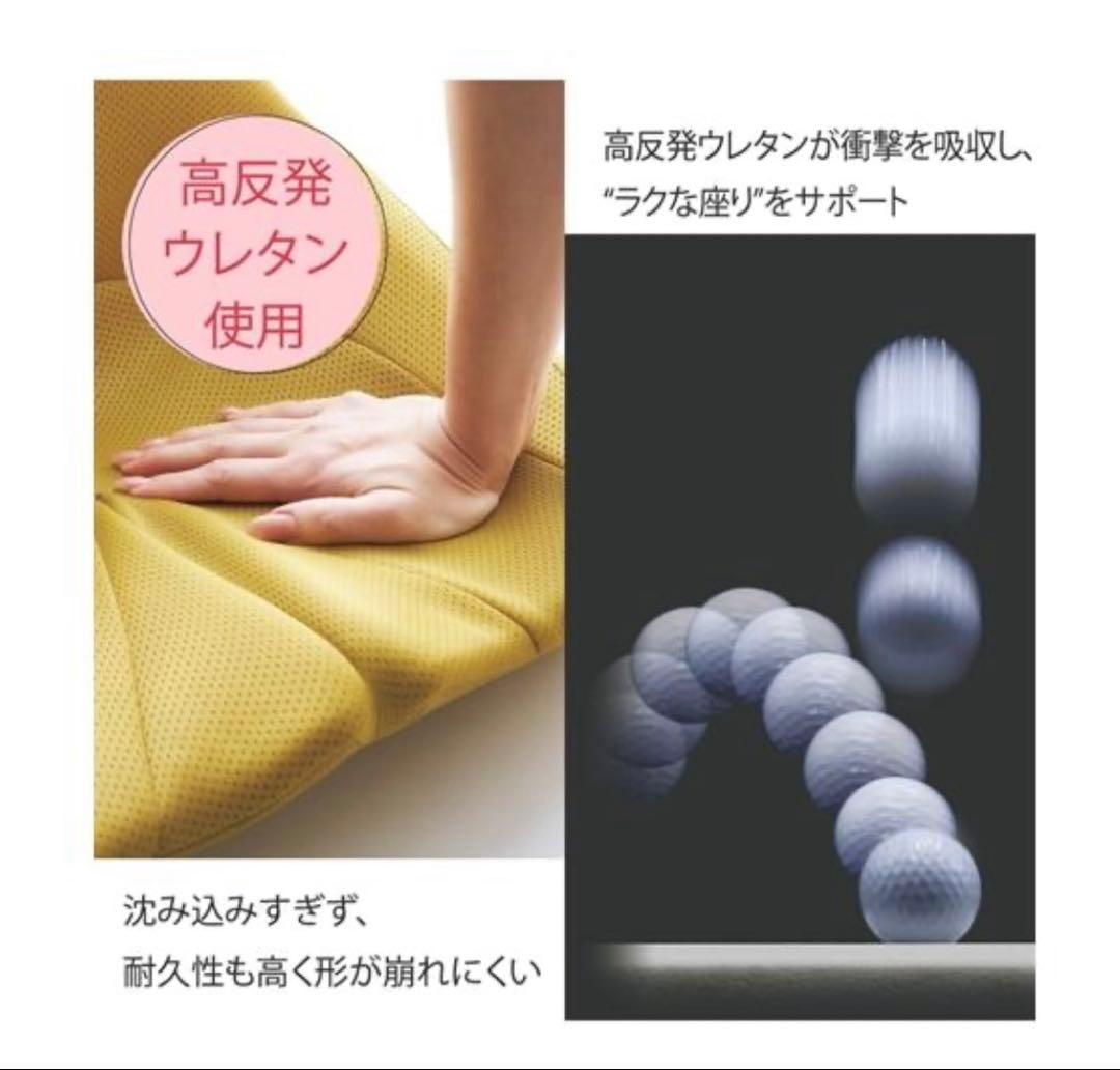 【美品】ニッセン 背骨のびのび腰痛対策 クッション nissen