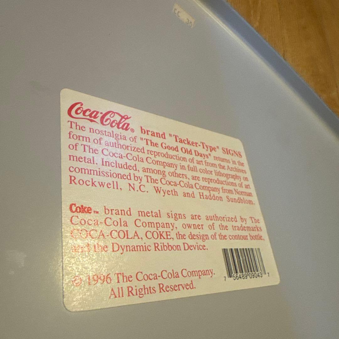 90sビンテージ！Coca-Cola サイン