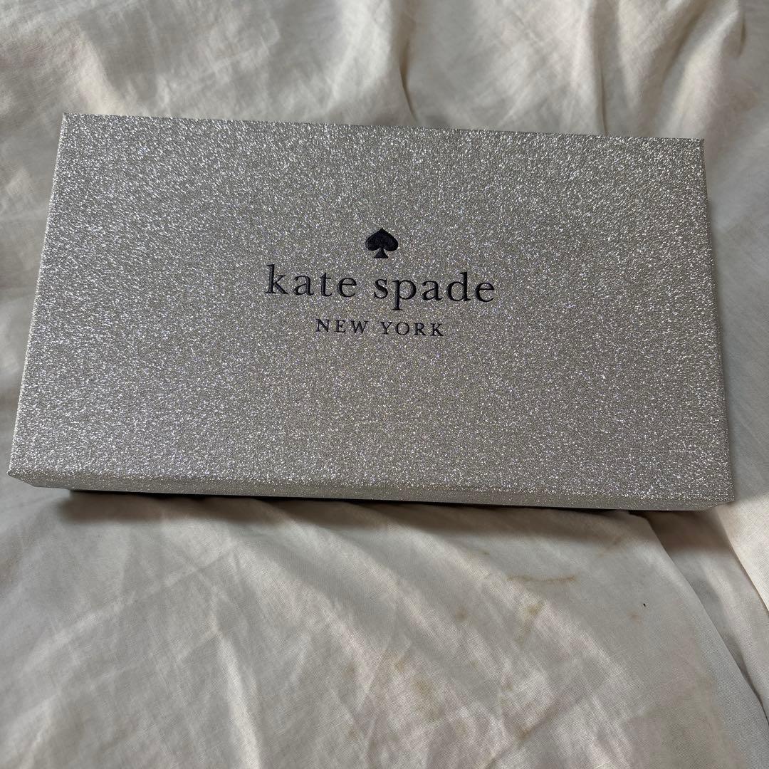 【新品・未使用】kate spade new yorkグリッター財布BLUE