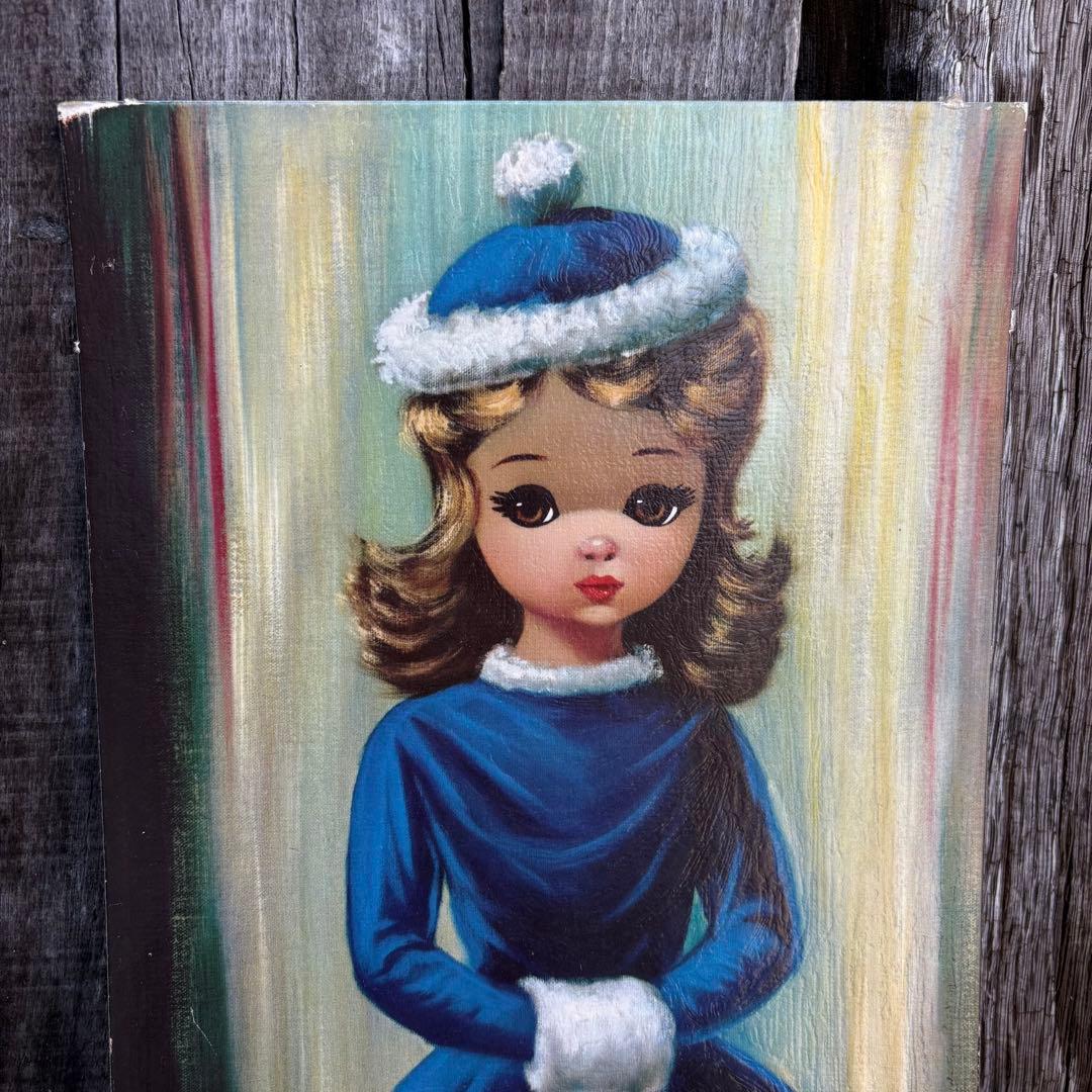 【1960s USA vintage】EDEN ビッグアイズ ウォールアート　3