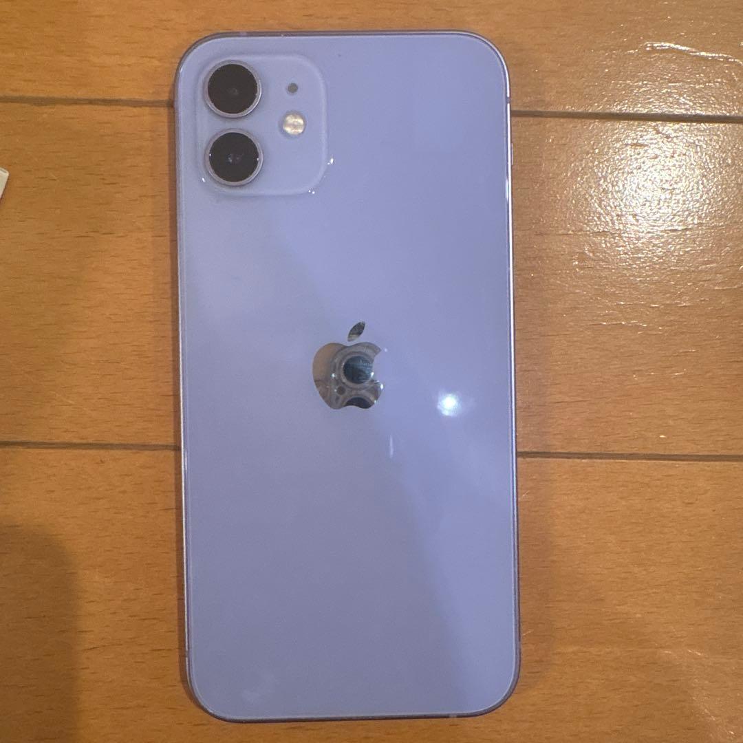 iPhone12 パープル　美品　【箱あり】