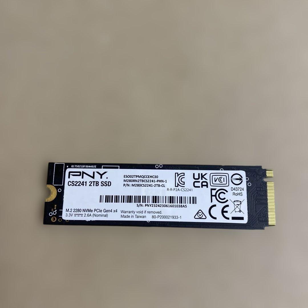 ジャンク品　PNY CS2241 2TB