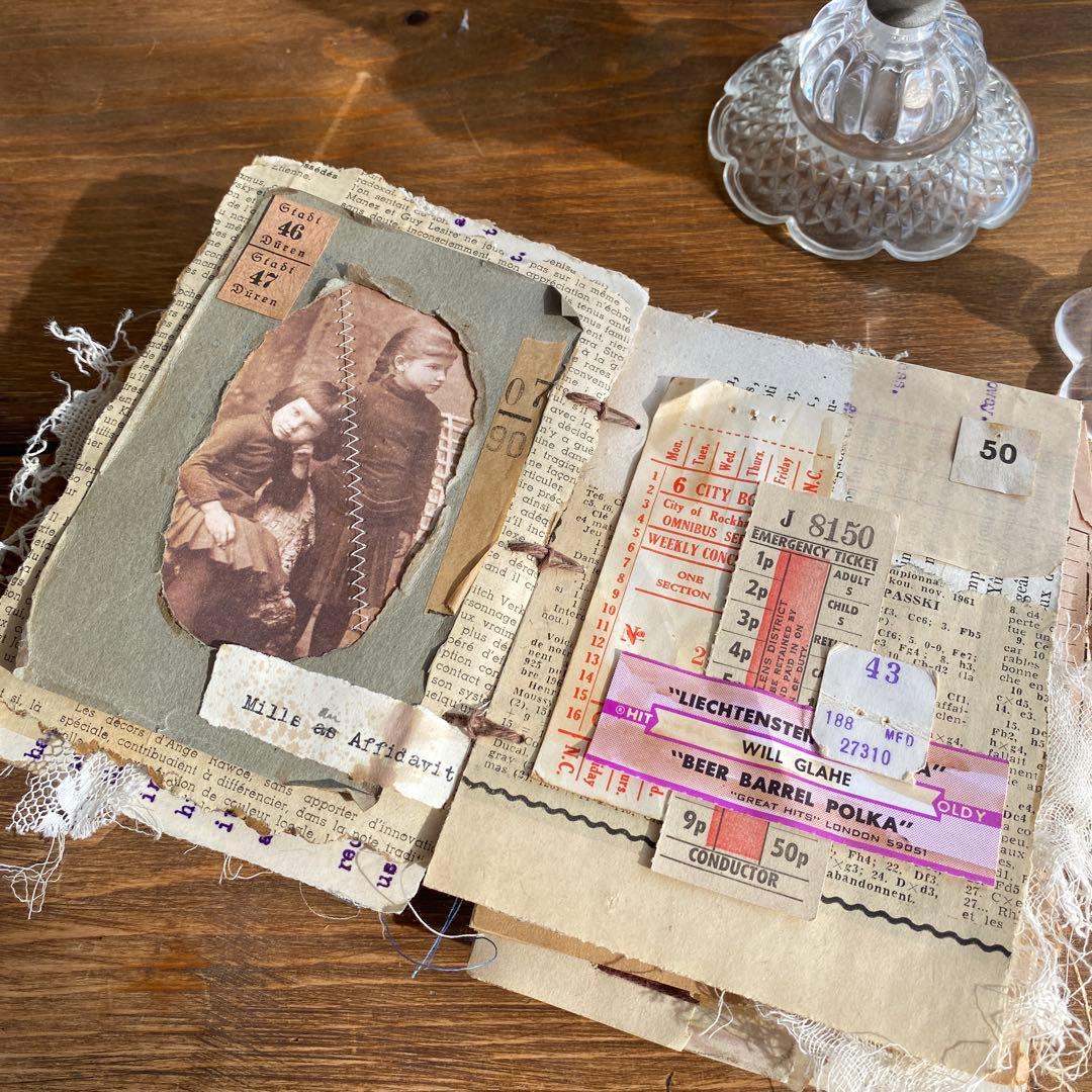 junkjournal♡ジャンクジャーナル　collage note