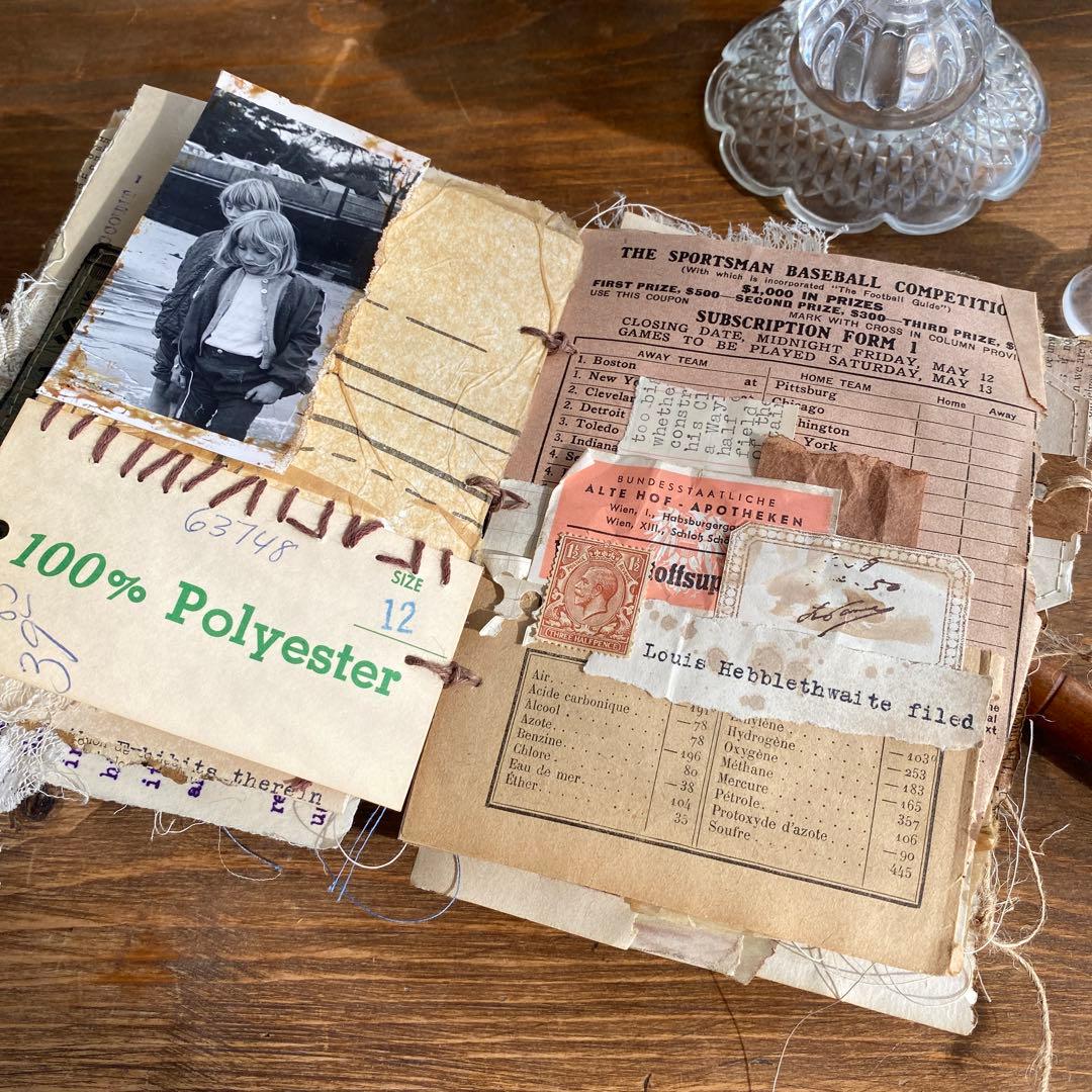 junkjournal♡ジャンクジャーナル　collage note