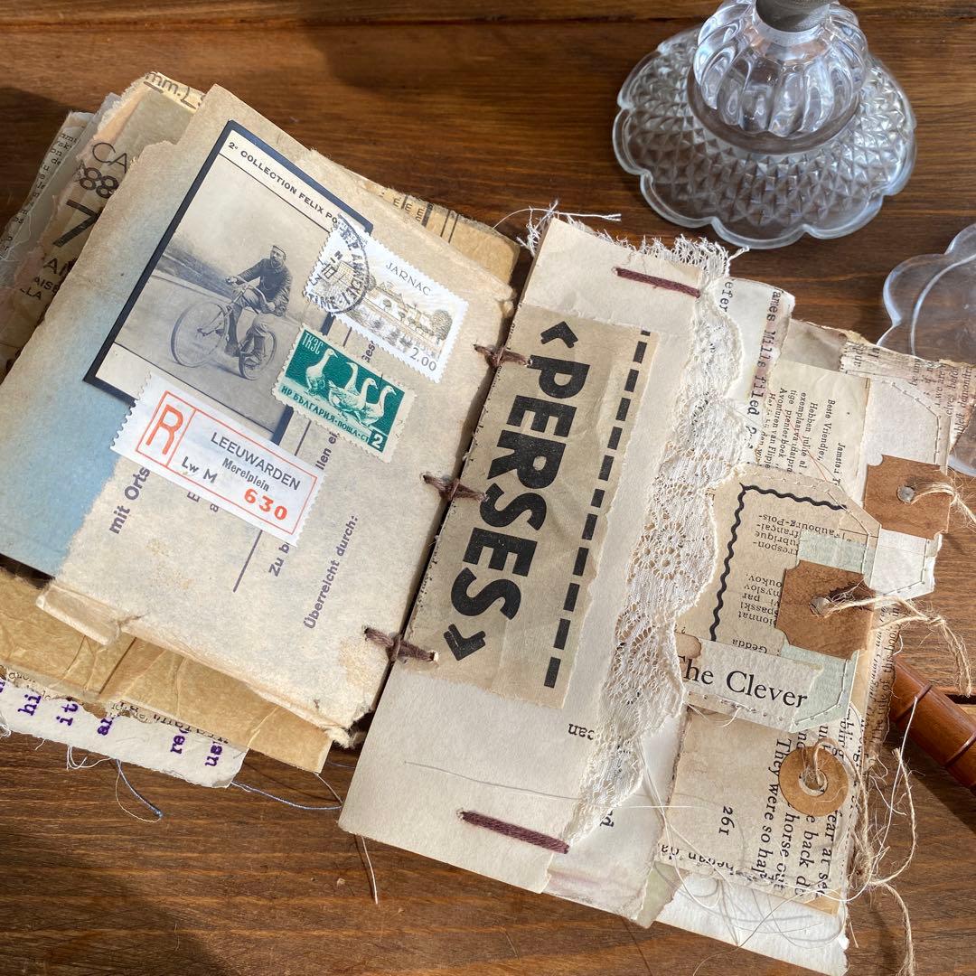 junkjournal♡ジャンクジャーナル　collage note