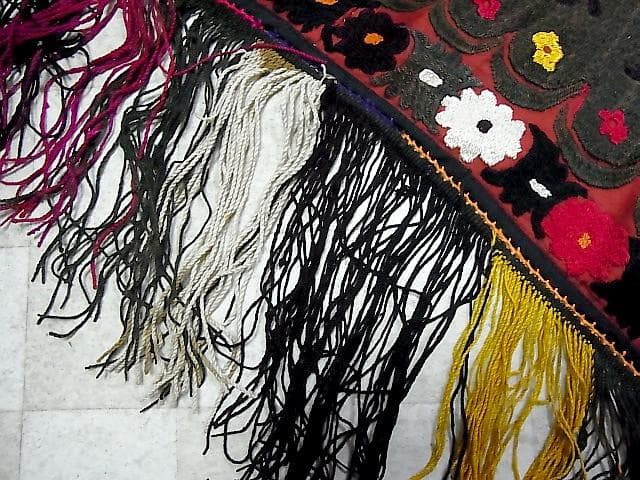 ★T0102★ラカイ (33)　アンティーク　刺繍布　 アフガニスタン　遊牧民族