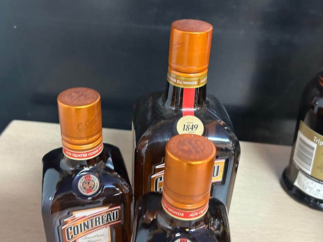 未開封 COINTREAU BOLS お酒　果実酒　まとめてセット　キュール