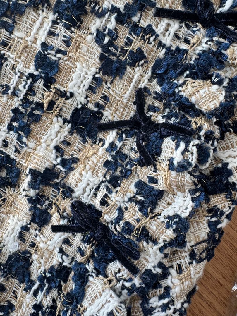 最終値下げ「美品」OPAAAP tweed bustier+hat セット