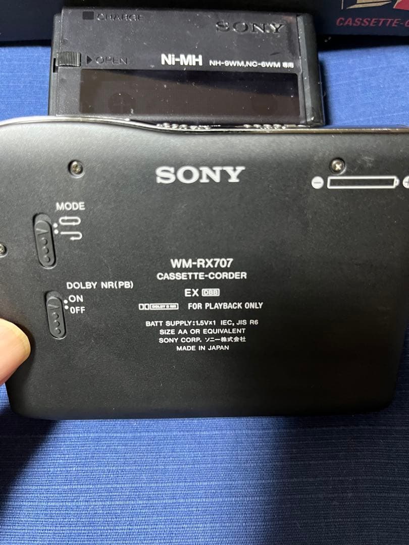 SONY ウォークマン カセットプレーヤーWM−RX707