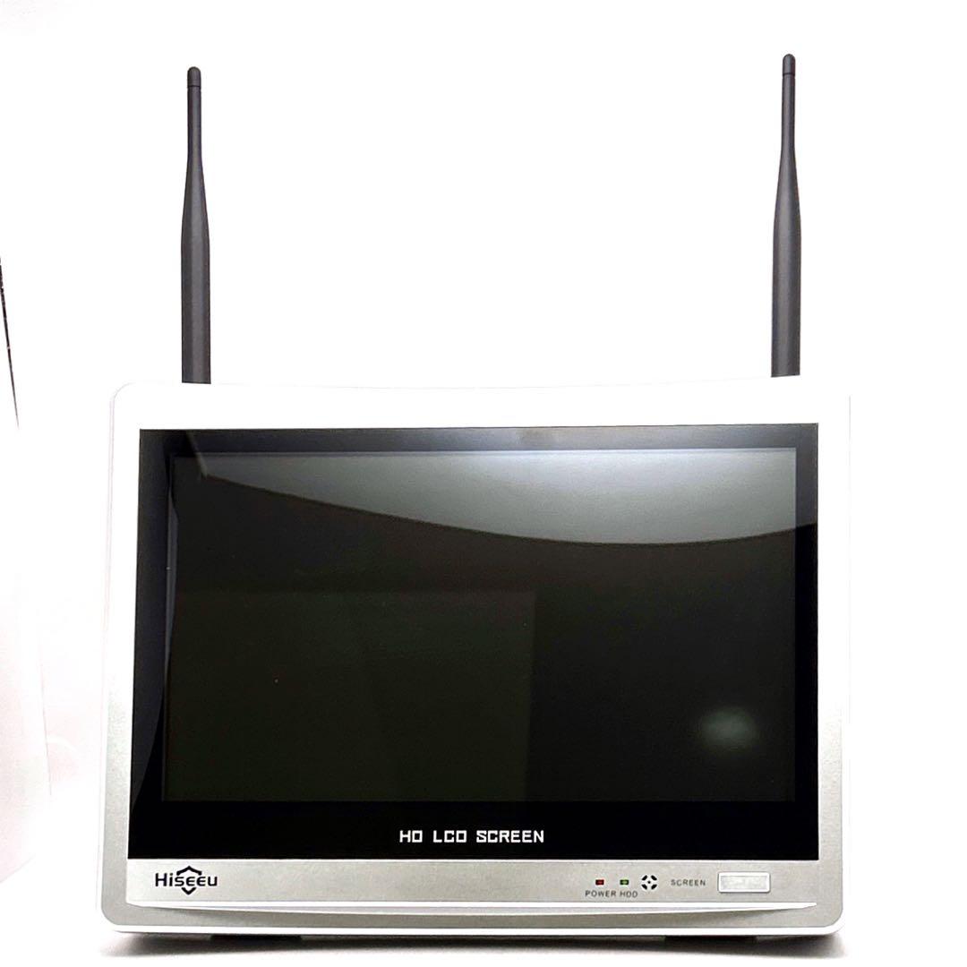 Hiseeu 防犯カメラ　12インチLCD液晶モニタ一体型NVR 1920P