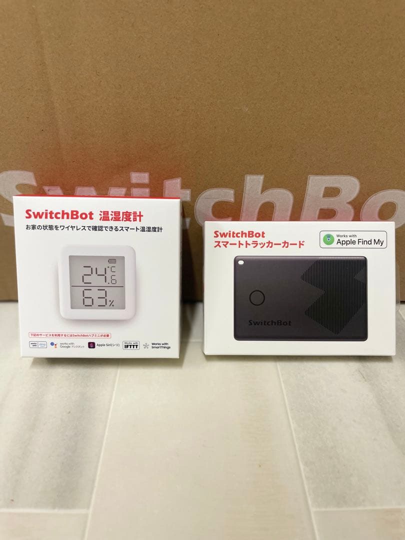 switchbot 気化式加湿器(温湿度計・スマートトラッカーカード付き)
