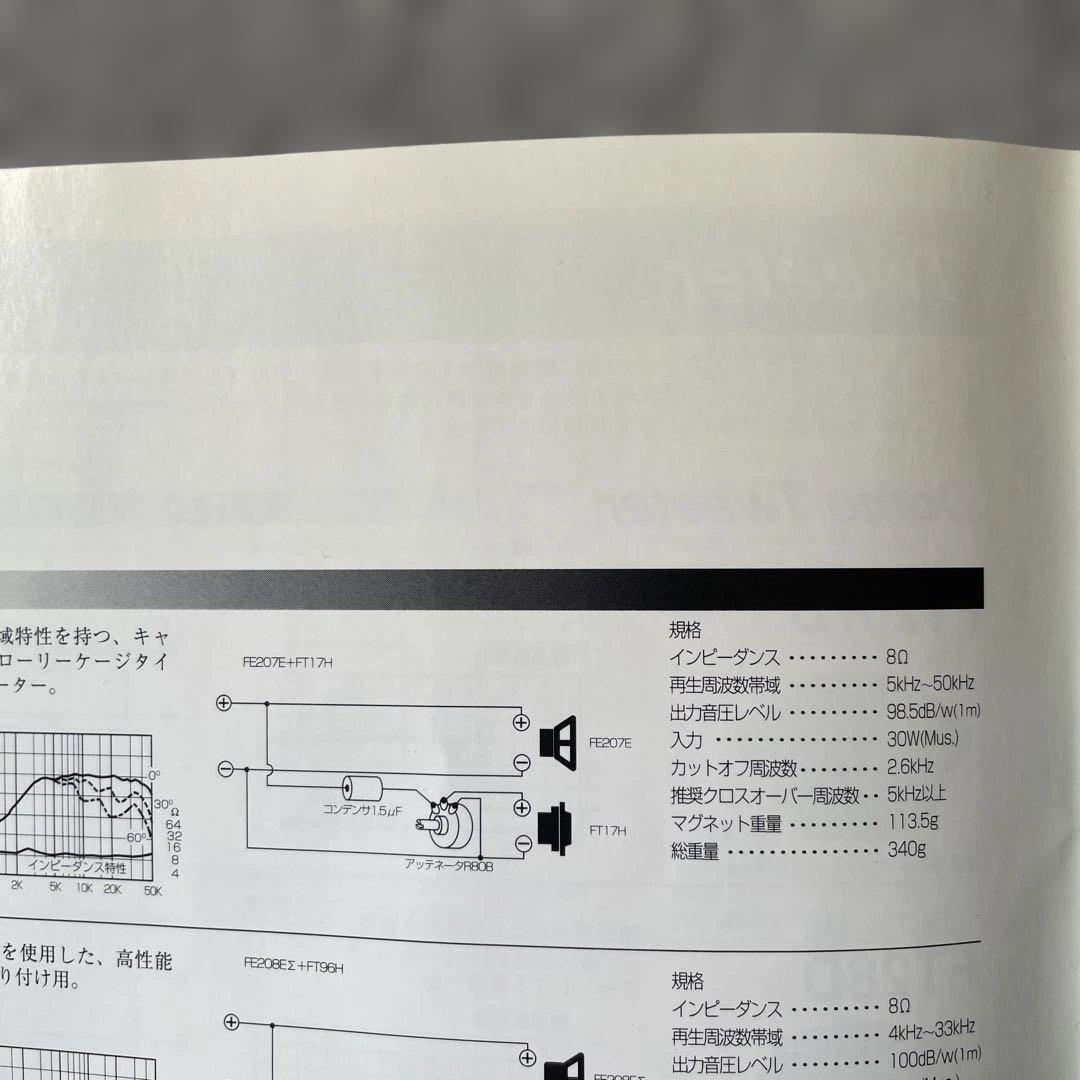 ▼ ▼▼フォステクス ホーンツィーター FT17H /低域カット用1.5μF 付