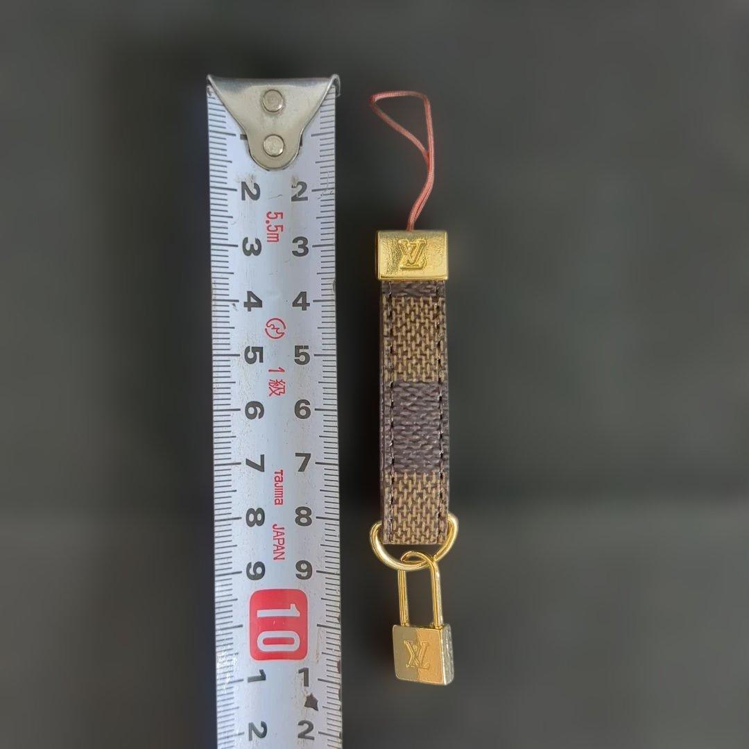 ルイヴィトン ダミエ カデナ 携帯 スマホ　ストラップ キーホルダー