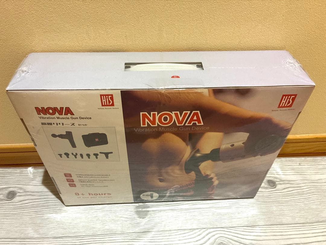 新品　筋膜リリース マッスルガン ノバ NOVA VMG1003 未開封HIS