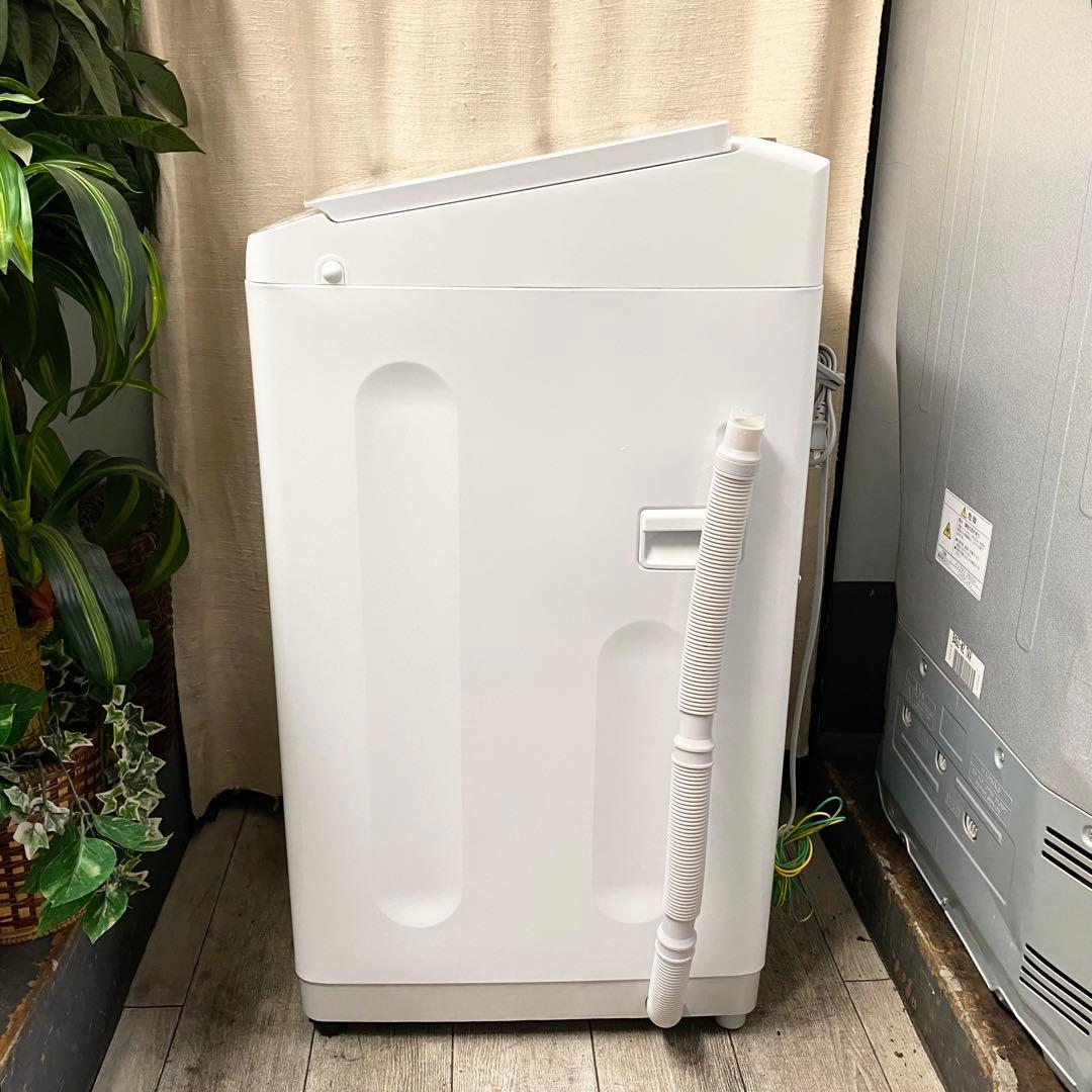 人気ガラス蓋！分解清掃済み♪1〜2人暮らしさんにおすすめ！全自動洗濯機7.0kg