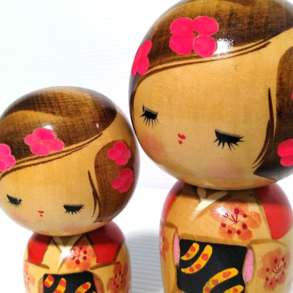 昭和レトロ 創作こけし こけし 宮下はじめ はじめ ジャパニーズドール 工芸品