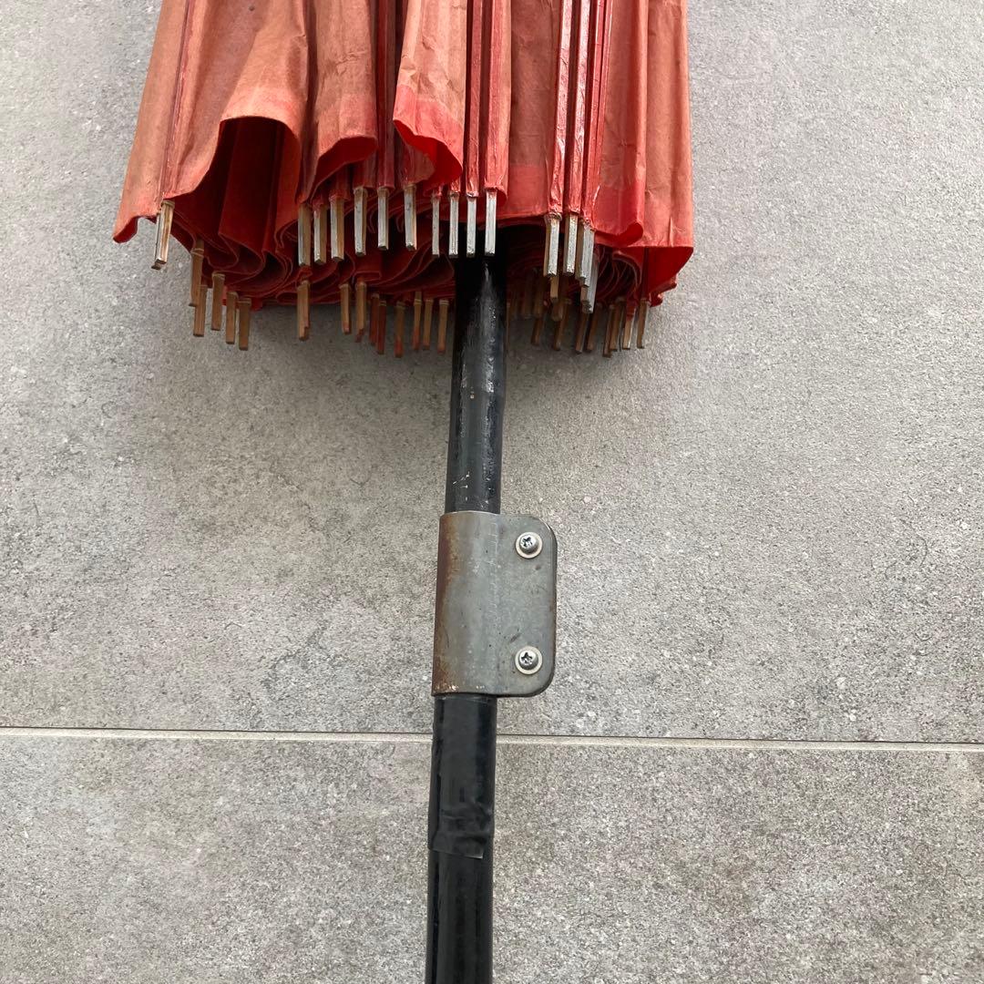 特大 野天傘 和傘 お茶会 花見 店舗 小道具 傘直径170cm 全長230cm