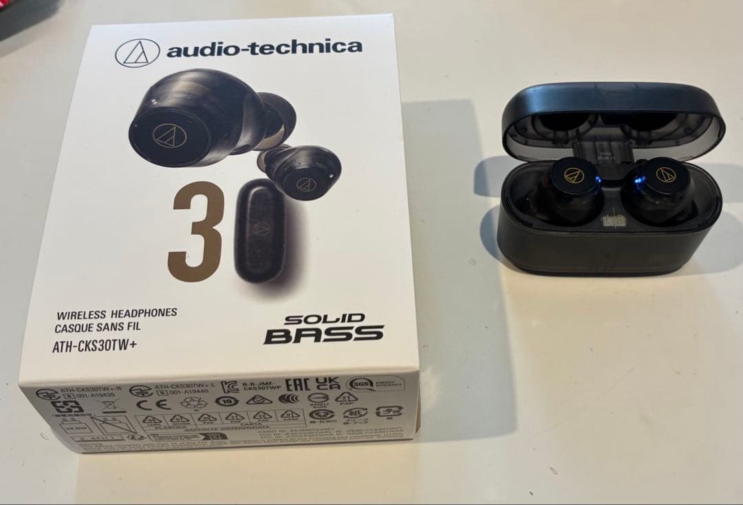 みつ　audio-technica ATH-CKS30TW＋1度だけ使用