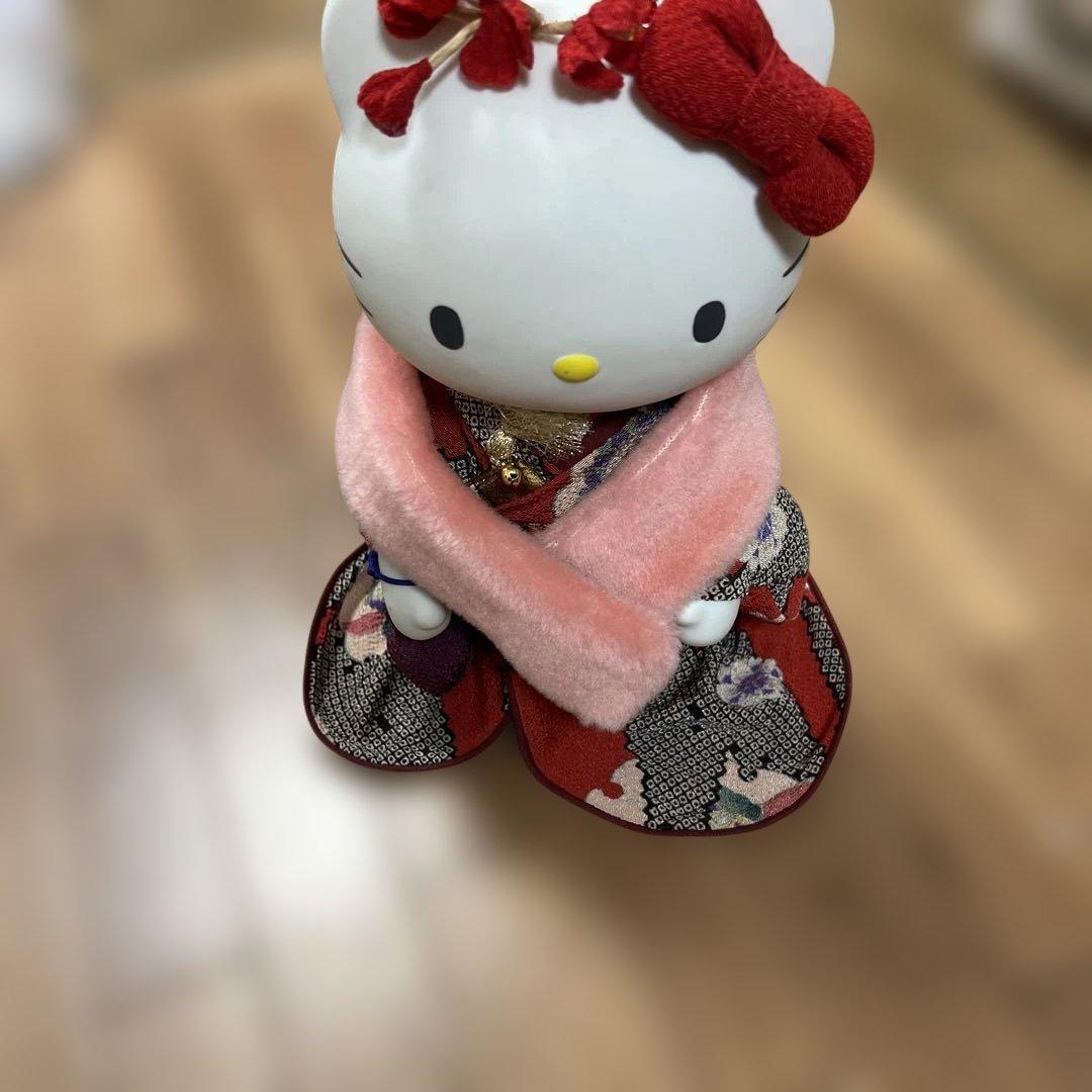 超激レアハローキティ 着物 人形　置き物