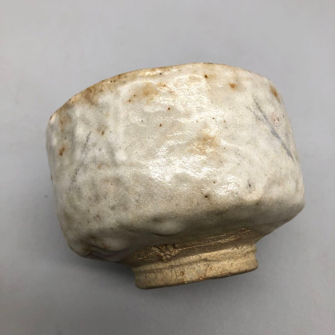 凸凹焼き物抹茶茶碗11cm茶道具伝統工芸ビンテージ陶器骨董品鉢ボウル