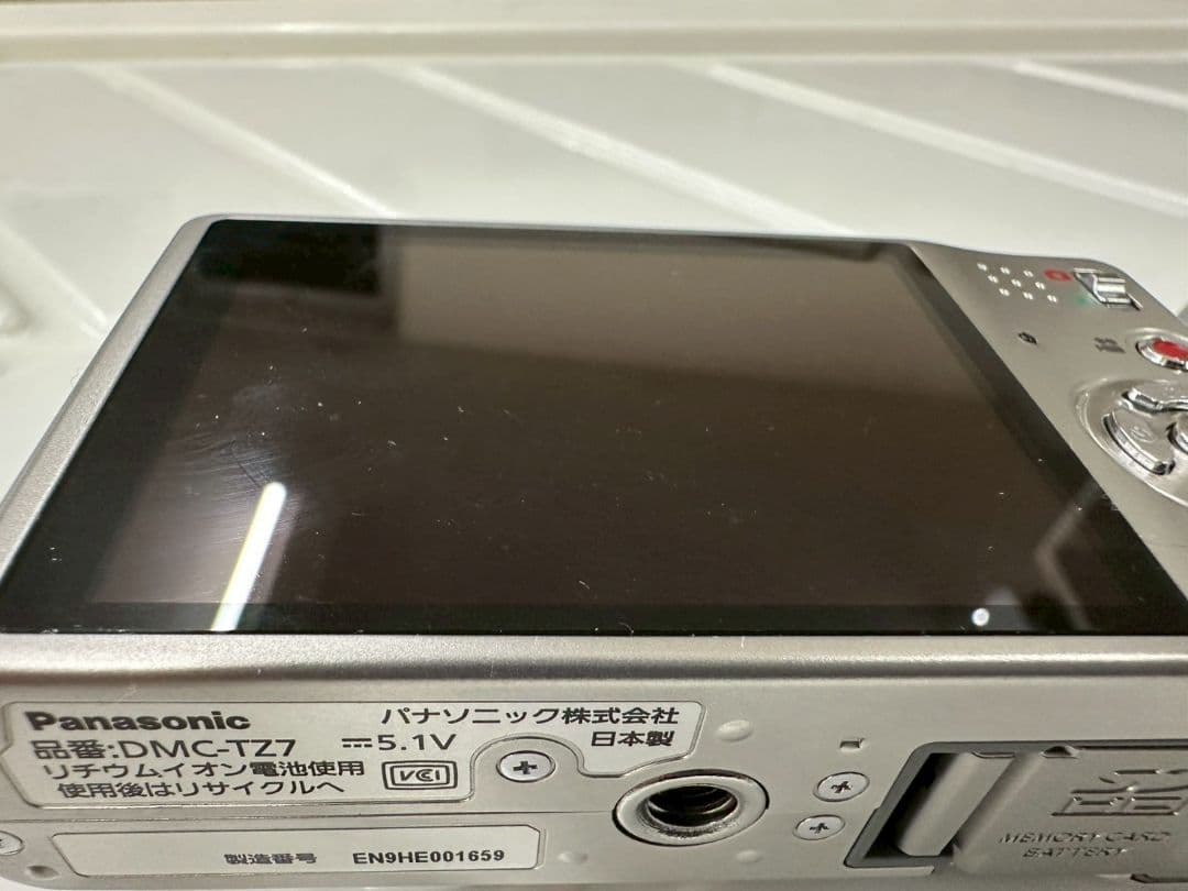 Panasonic DMC-TZ7 動作未確認　ジャンク シャッター不良