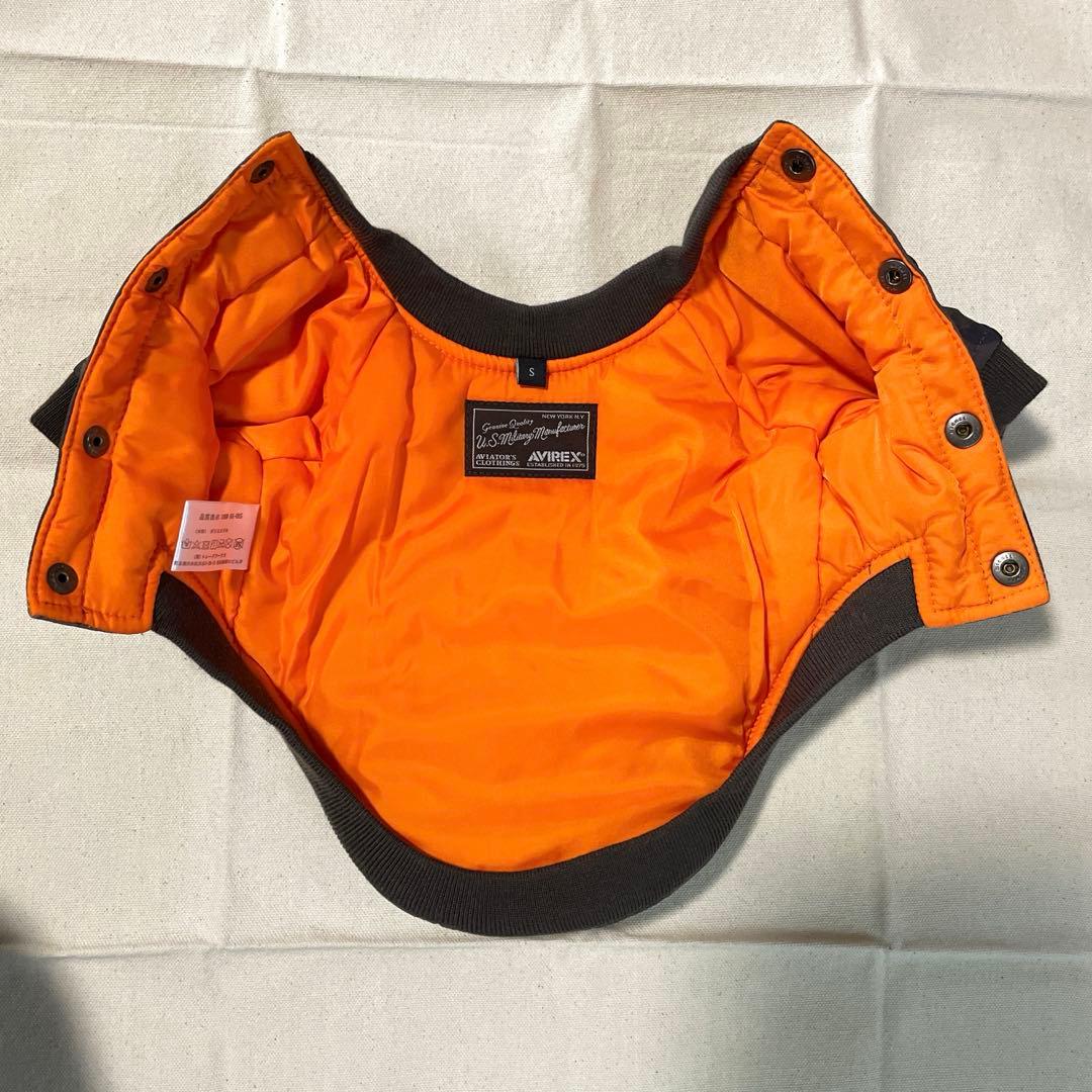 [未使用品] 犬服 AVIREX MA-1 迷彩 Sサイズ