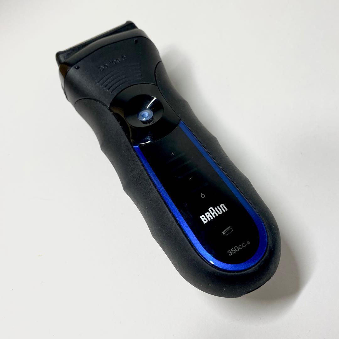 充電式 電動シェーバー BRAUN シリーズ3 除菌洗浄器 専用洗浄液2個付き