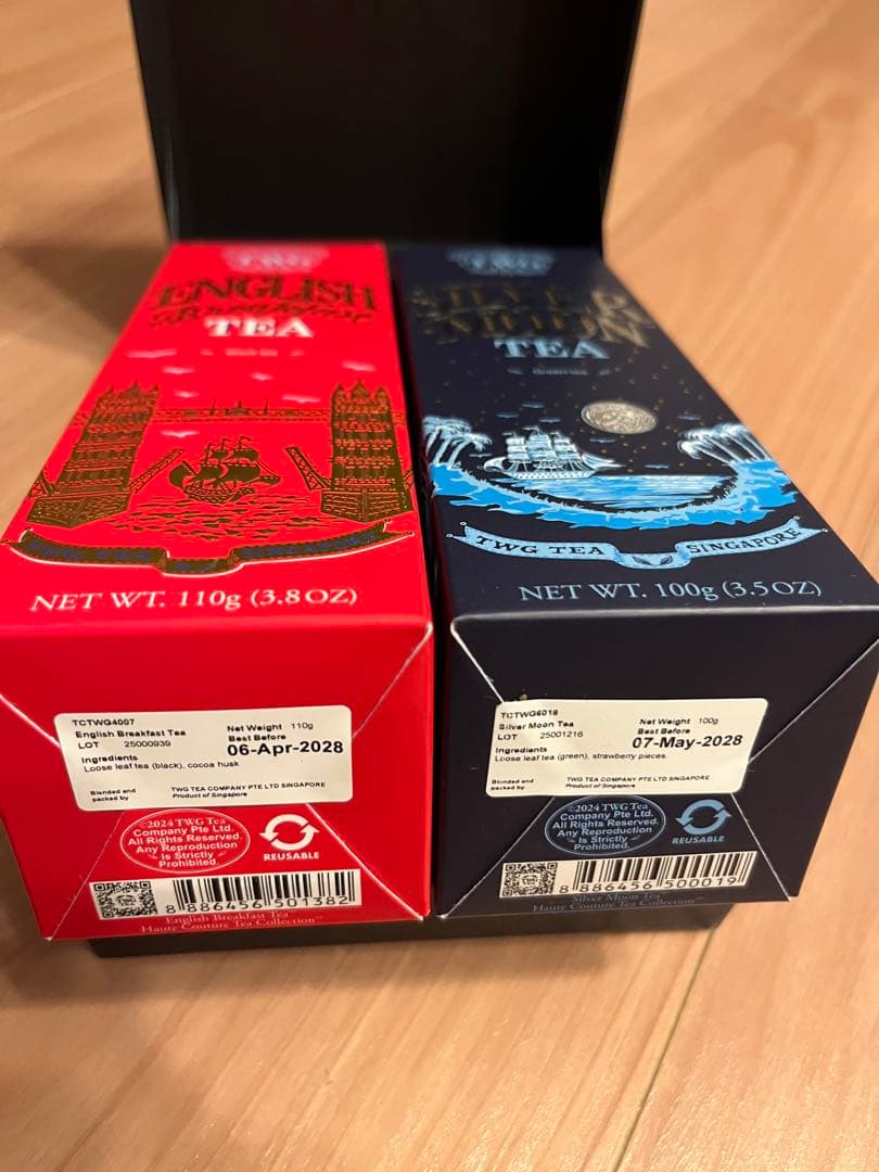 新品　TWG紅茶　2缶入り