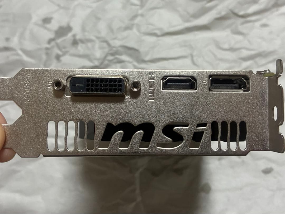 MSI グラフィックボード　1050ti