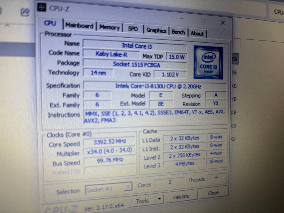 【ジャンク】Inspiron 5530 i3-8130【SSDメモリーなし】