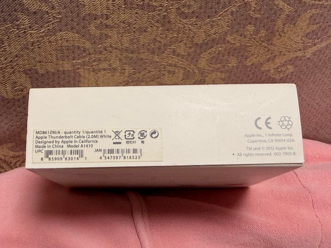PCケーブル・コネクタ Thunderbolt Cable 2m