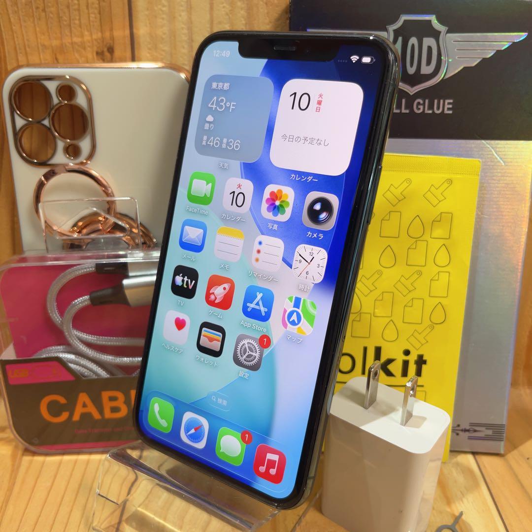 SIMフリー 本体 iPhone 11 Pro 256 GB 645 グリーン
