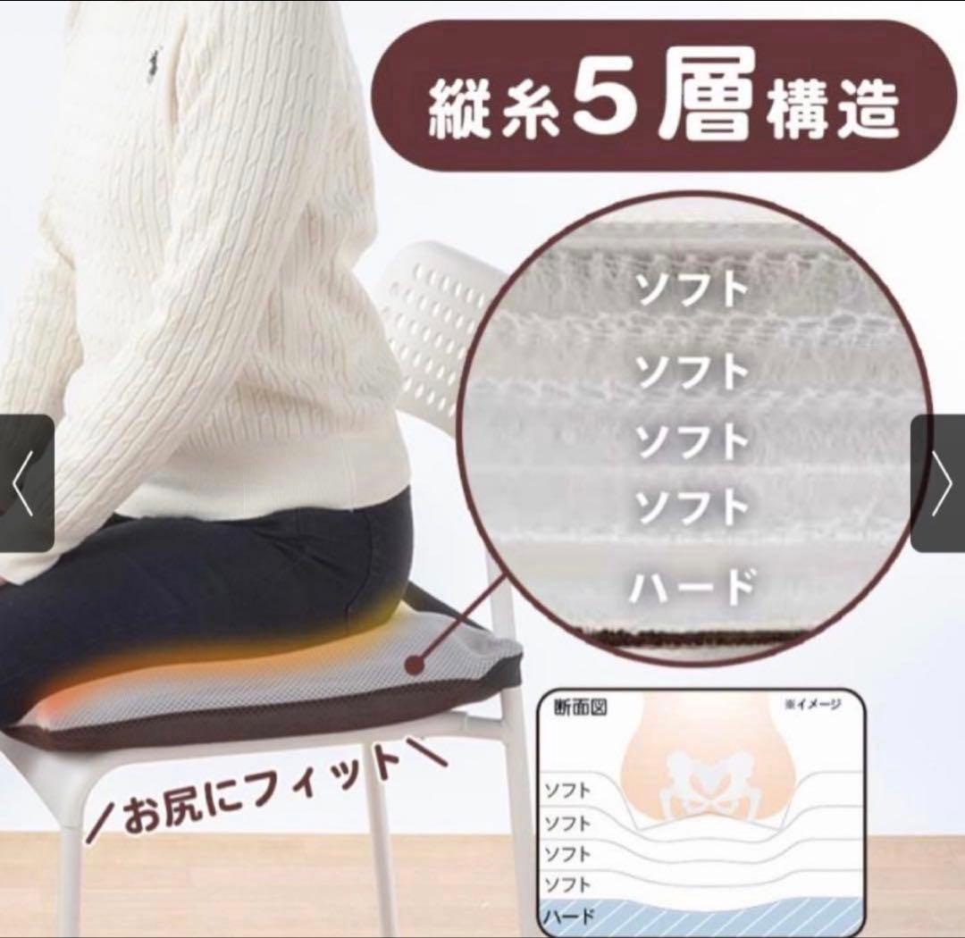 ヒップフィッター 5層構造 クッション