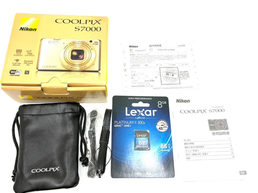25O11-095 Nikon ニコン COOLPIX S7000 デジカメ