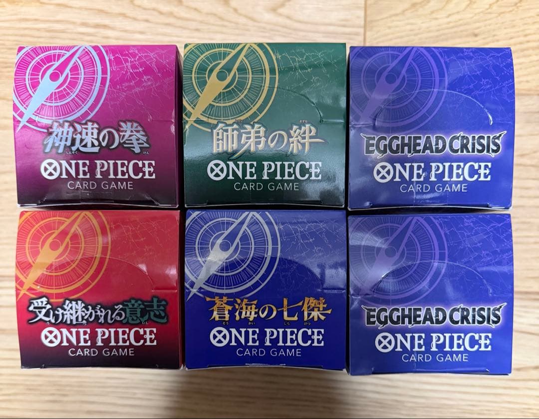 ワンピースカード6BOX エッグヘッドクライシス他