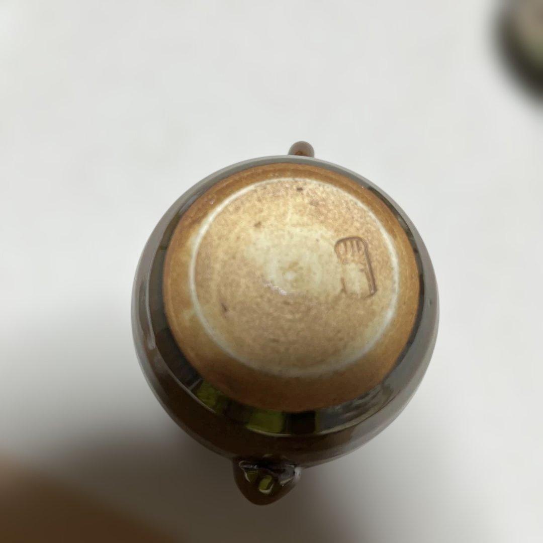 四滴茶入 色変 連瓶造　加藤連瓶作　徧流　日展入選作家　古瀬戸　瀬戸焼　茶道具