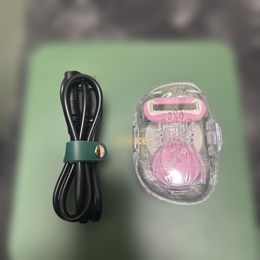 Ulike 脱毛器 グリーン 充電器付き