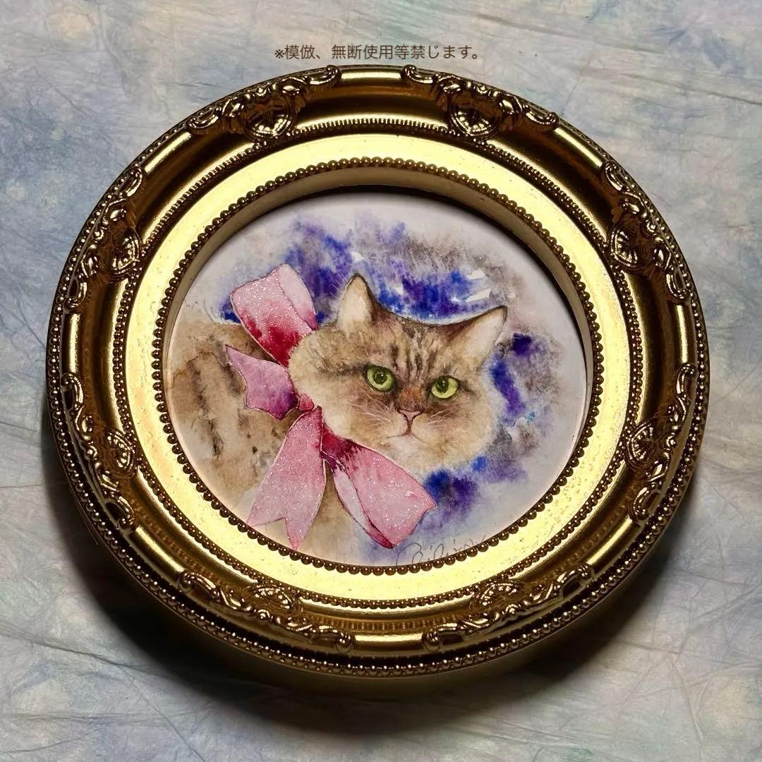 絵画 猫の絵 猫 にゃんこ 猫グッズ アンティーク ペルシャ 猫雑貨 可愛い猫